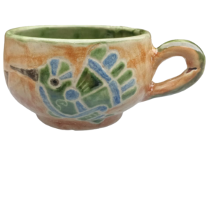 Taza colibrí talavera auténtica