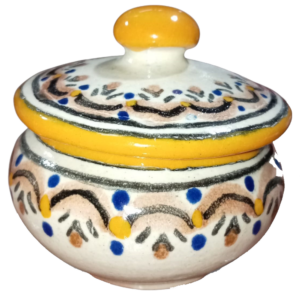 Alhajero talavera auténtica caracol amarillo