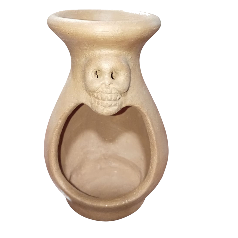 Chimenea con craneo color natural